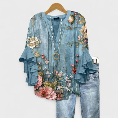 Blusa Mujer Ligera Tejido Suave Corte Casual