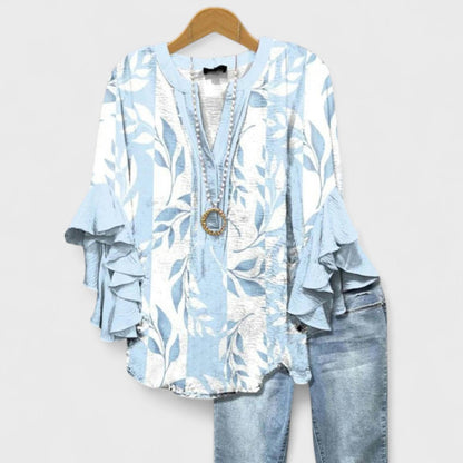 Blusa Mujer Ligera Tejido Suave Corte Casual