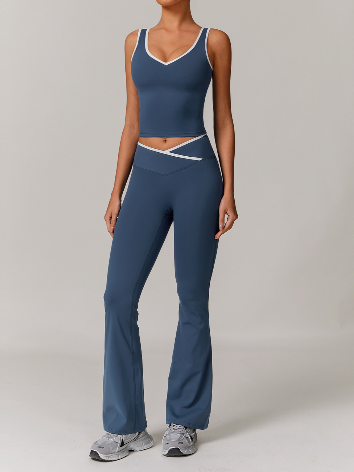 Conjunto Mujer de y Leggings de Cintura Alta Activo