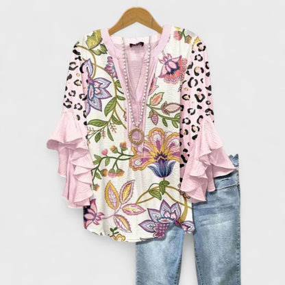 Blusa Mujer Ligera Tejido Suave Corte Casual