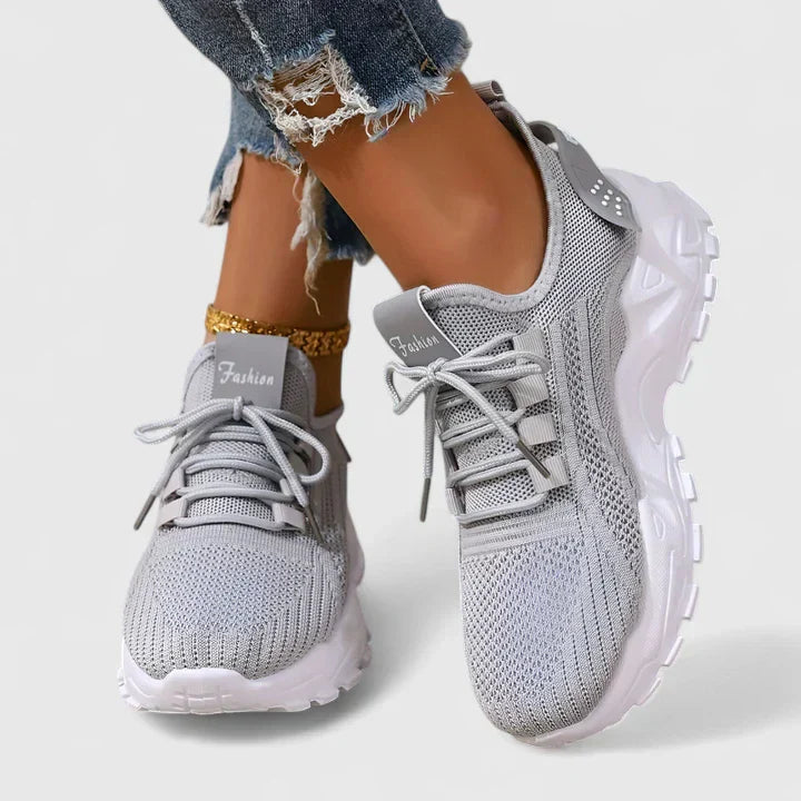 Zapatillas deportivas mujer tejido transpirable suela ergonómica
