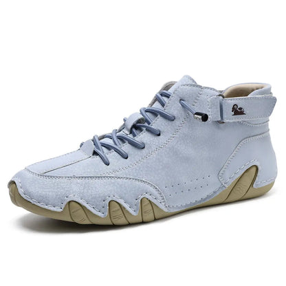 Botas Senderismo Unisex Suela Flexible Caña Alta Barefoot