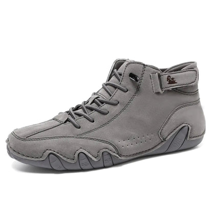 Botas Senderismo Unisex Suela Flexible Caña Alta Barefoot