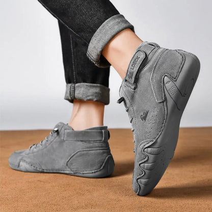 Botas Senderismo Unisex Suela Flexible Caña Alta Barefoot