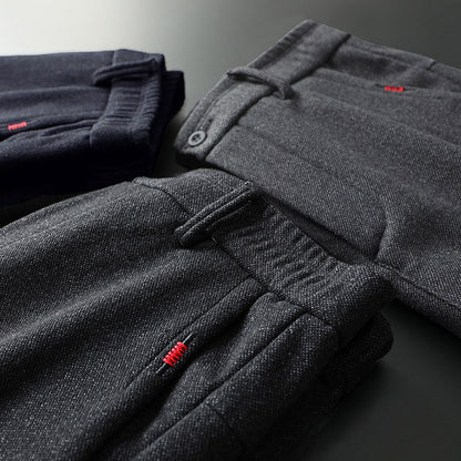 Pantalón vestir hombre elástico slim fit estilo elegante