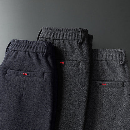 Pantalón vestir hombre elástico slim fit estilo elegante