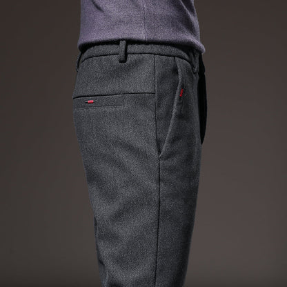 Pantalón vestir hombre elástico slim fit estilo elegante