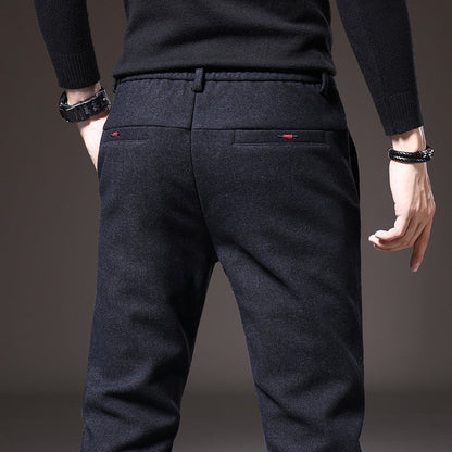 Pantalón vestir hombre elástico slim fit estilo elegante