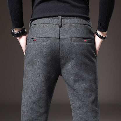 Pantalón vestir hombre elástico slim fit estilo elegante