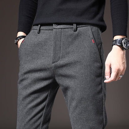 Pantalón vestir hombre elástico slim fit estilo elegante