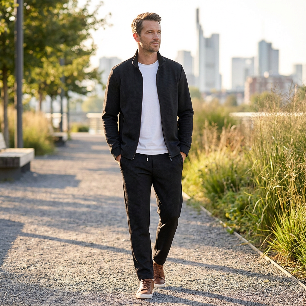 Conjunto Chándal Hombre Jogger Ajustado Algodón