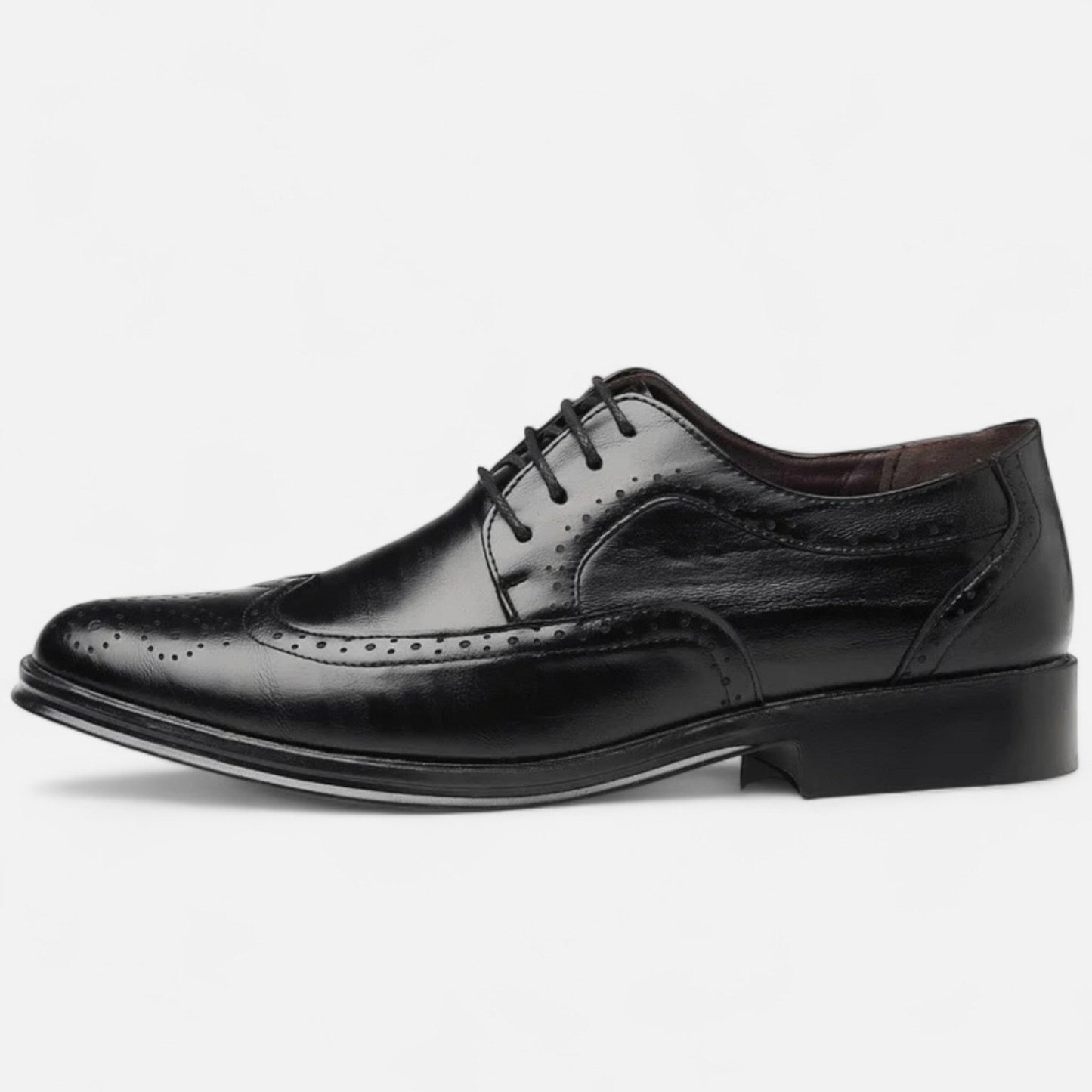 Zapatos Formales Hombre Estilo Inglés Perforado
