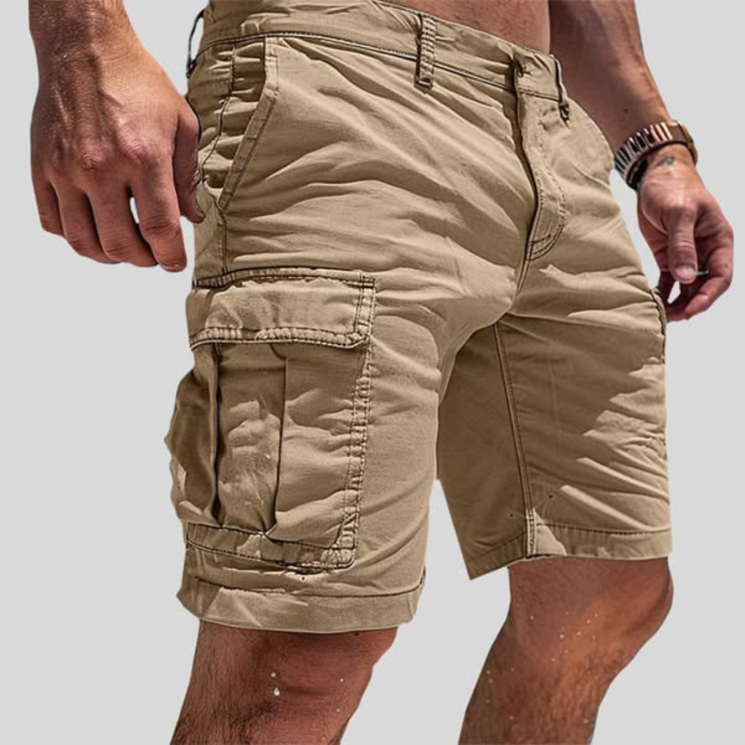 Bermudas cargo hombre Algodón Corte relajado