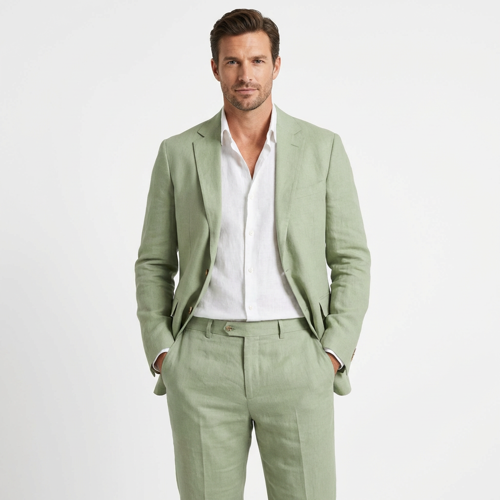 Traje Hombre Dos Piezas Corte Relajado Solapa Clasica - Mavetta