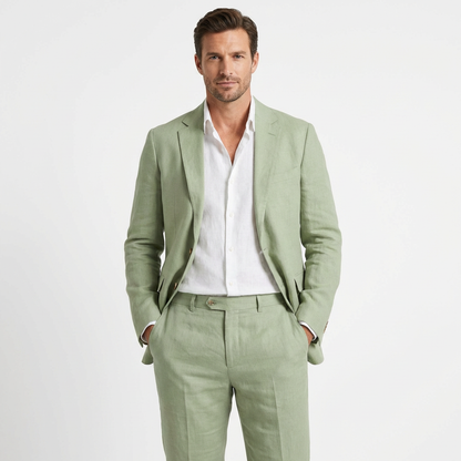 Traje Hombre Dos Piezas Corte Relajado Solapa Clasica - Mavetta