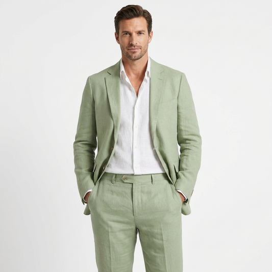 Traje Hombre Dos Piezas Corte Relajado Solapa Clasica - Mavetta