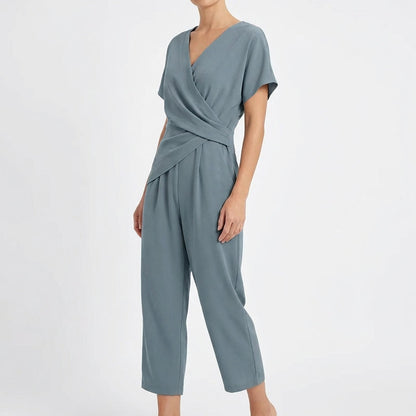 Mono Cruzado Mujer Manga Corta Ajuste Chic