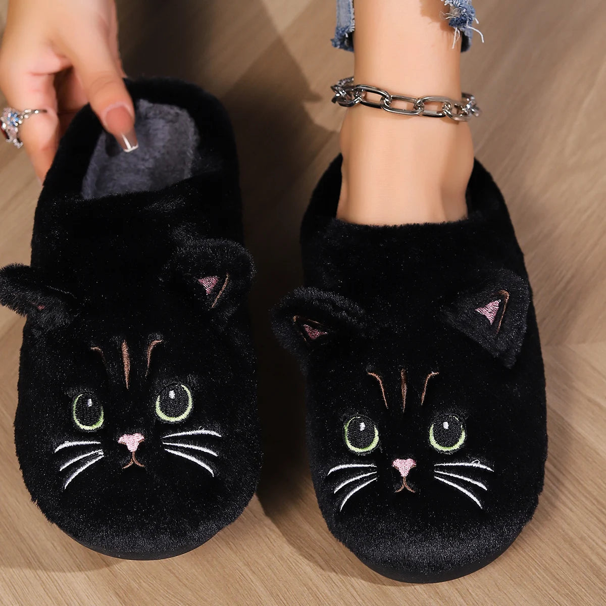 Zapatillas Mujer Suaves Invierno Calidez Interior