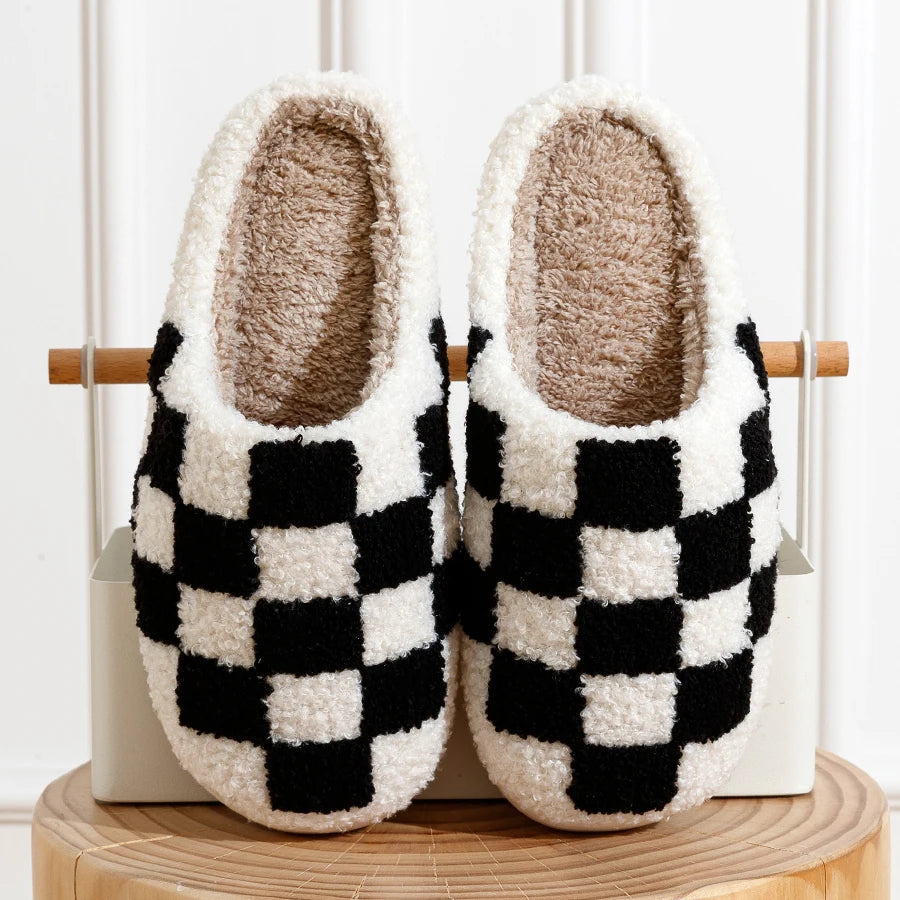 Zapatillas Mujer de Forro Polar con Estampado Ajuste Cómodo - Mavetta