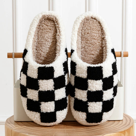 Zapatillas Mujer de Forro Polar con Estampado Ajuste Cómodo - Mavetta