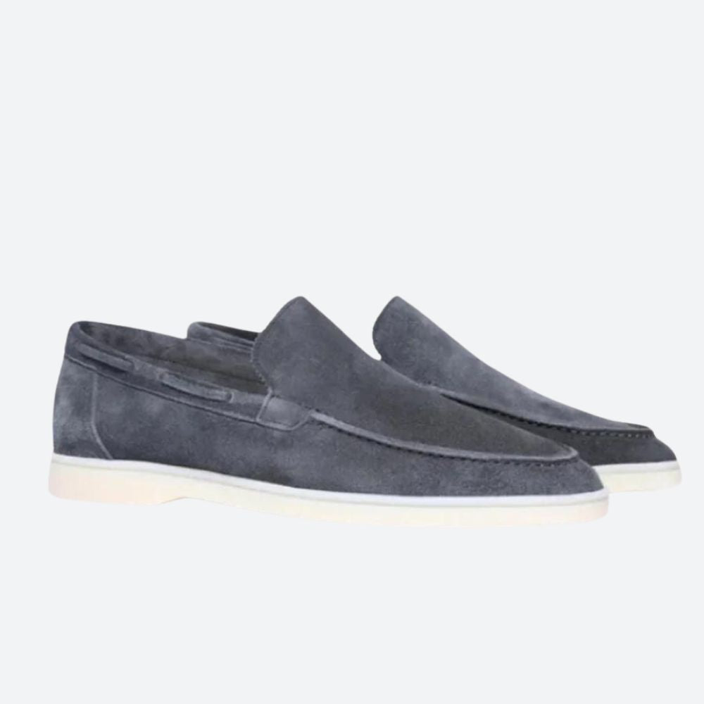 Mocasines Hombre de Piel Sin Cordones Diseño Clásico
