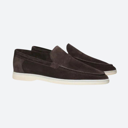 Mocasines Hombre de Piel Sin Cordones Diseño Clásico