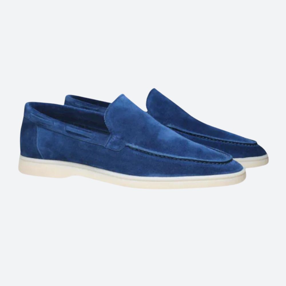 Mocasines Hombre de Piel Sin Cordones Diseño Clásico