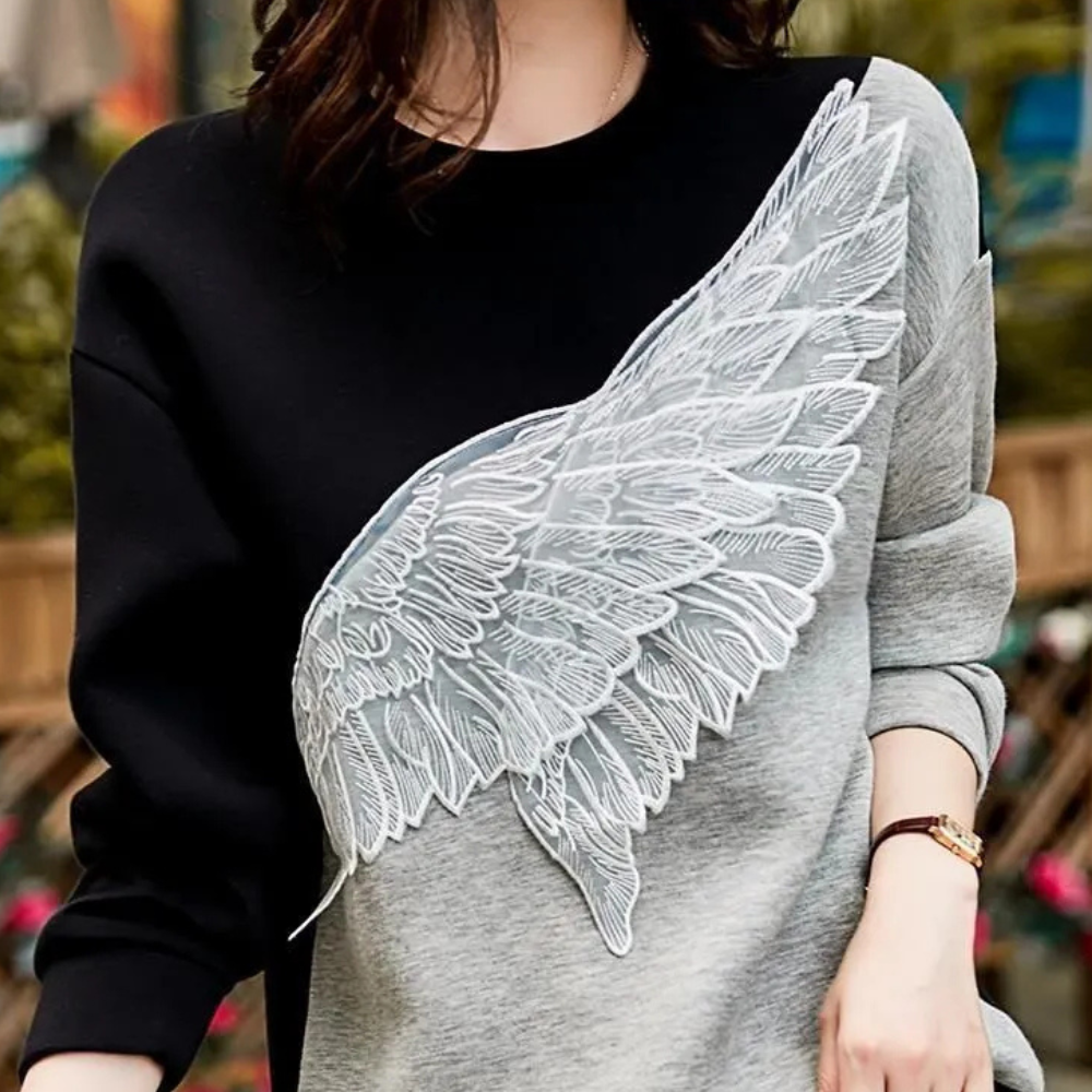 Sudadera Mujer Manga Larga Ajuste Comodo