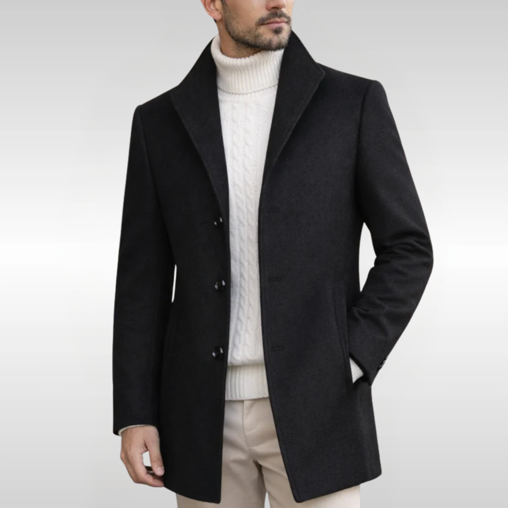 Abrigo Largo Mujer de Invierno con Ajuste Elegante y Refinado