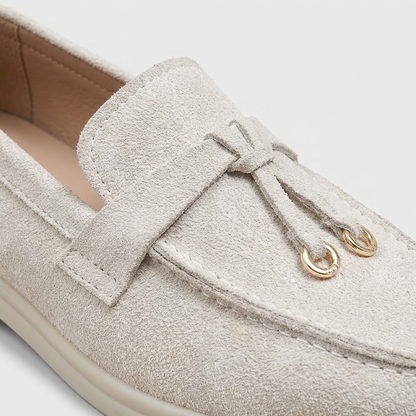 Mocasines Mujer con Ojales Planos Estilo Casual