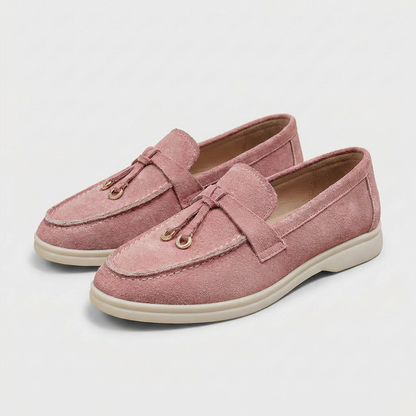 Mocasines Mujer con Ojales Planos Estilo Casual