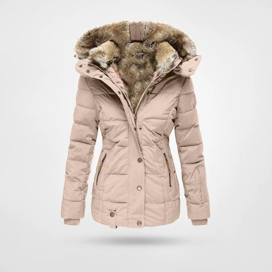Abrigo Invierno Mujer Impermeable Forro Capucha Calido