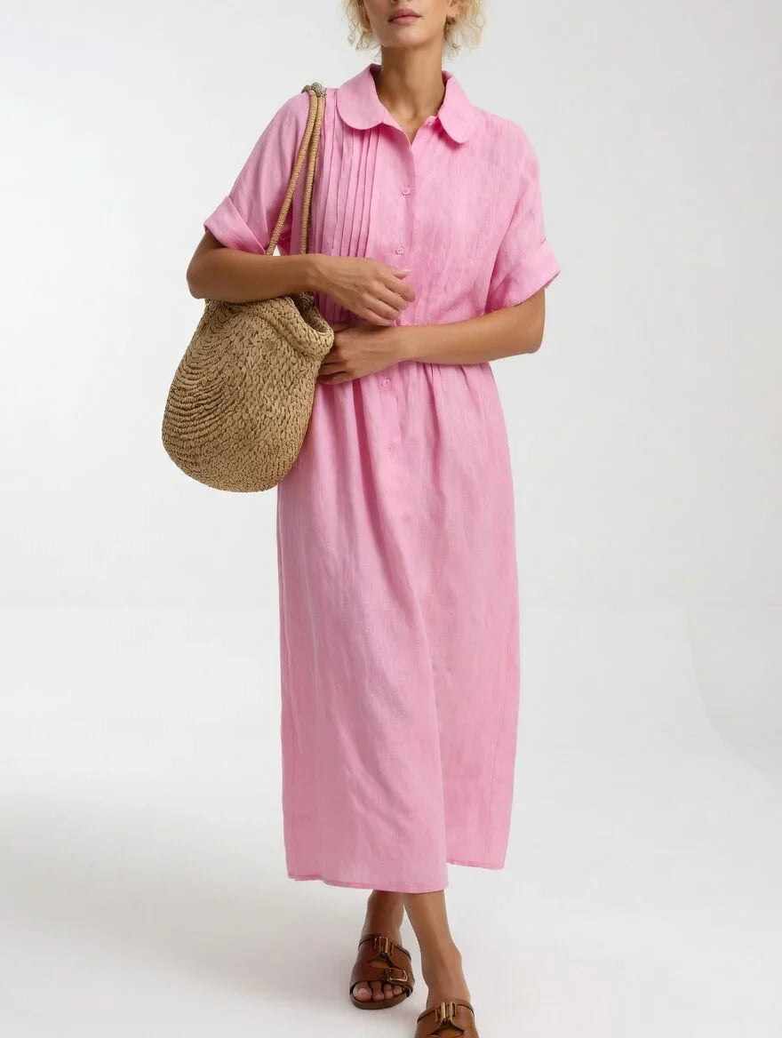 Vestido camisero mujer fluido verano