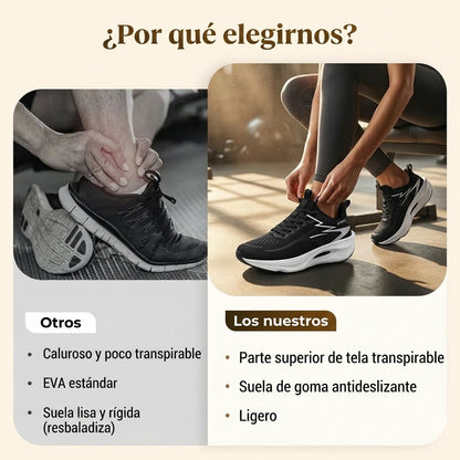 Zapatillas deportivas Hombre transpirables con amortiguación ligeras