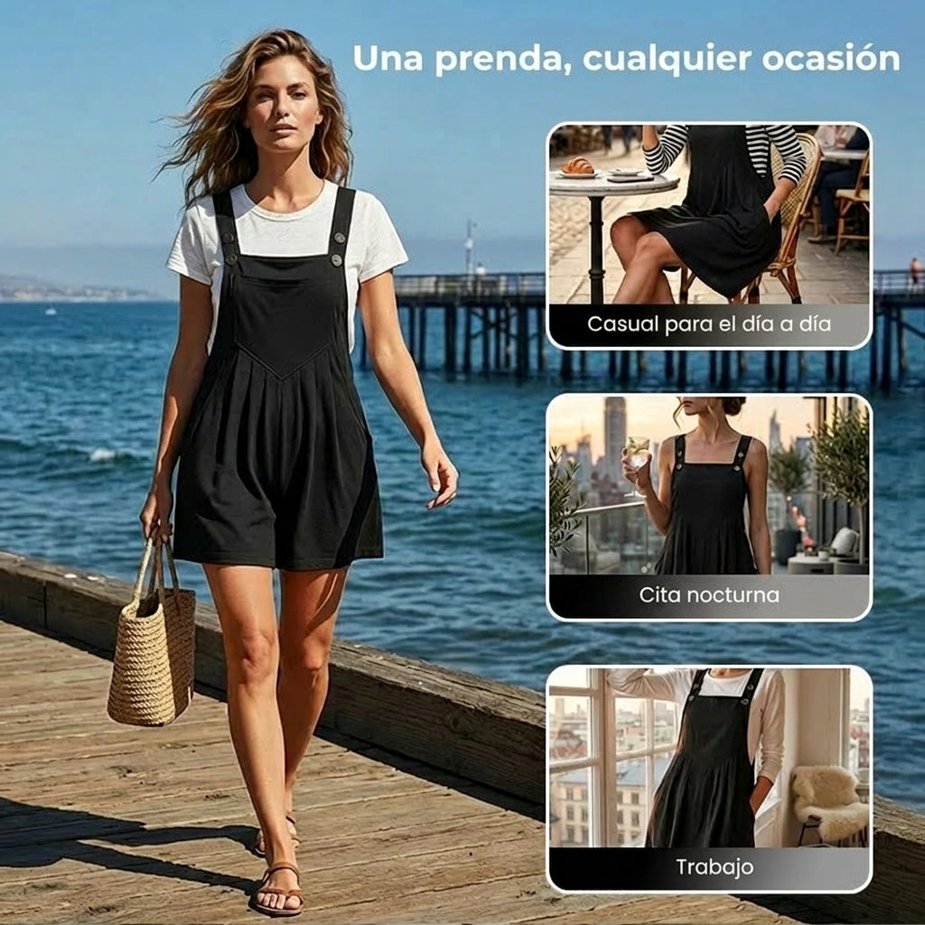 Mono corto mujer holgado verano