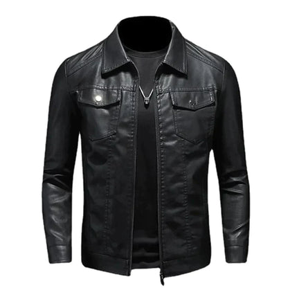 Chaqueta Hombre de Cuero Ajuste Moderno - Mavetta