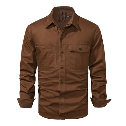 Camisa hombre ligera de tela suave ajuste cómodo