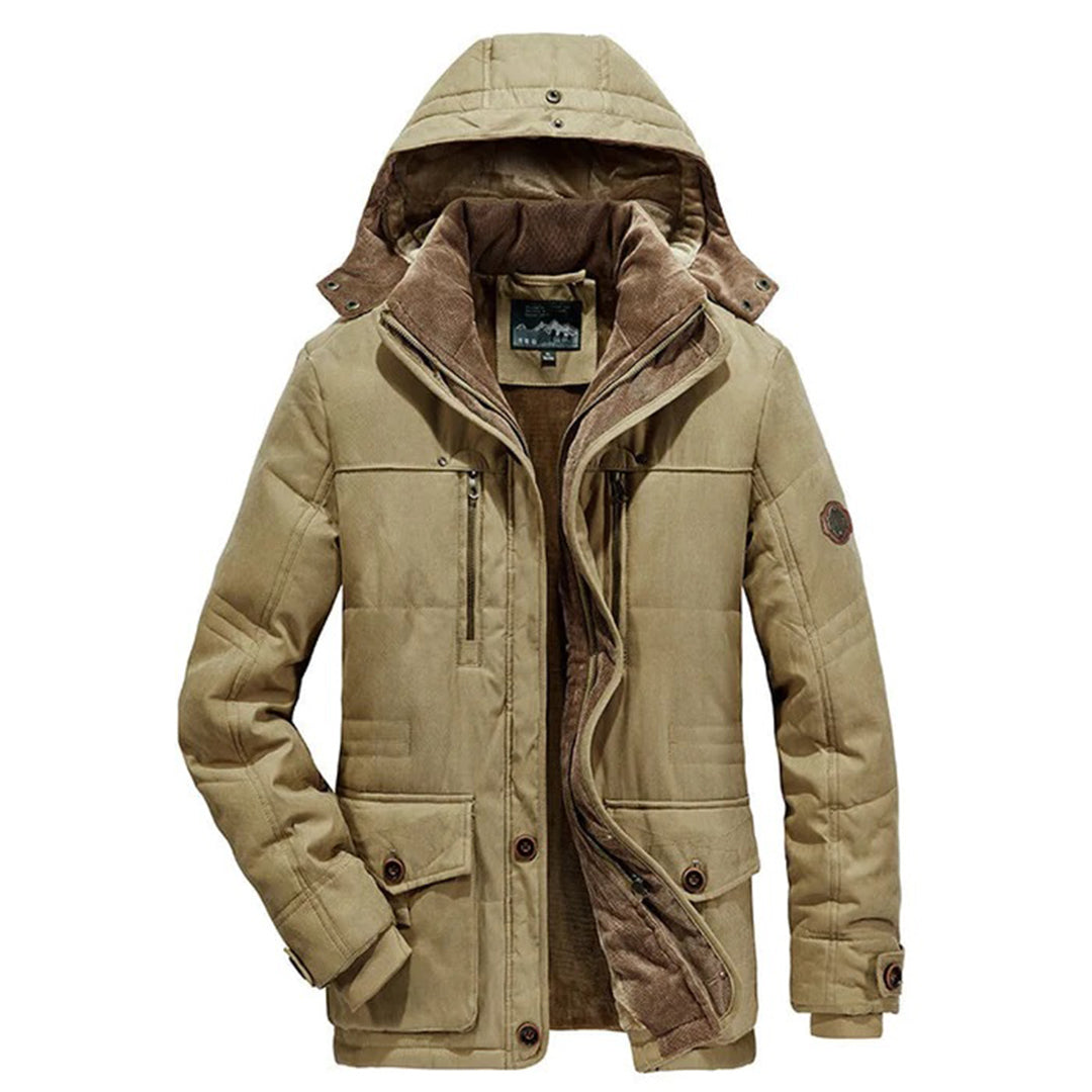 Abrigo Hombre Invierno Doble Forro Aislante