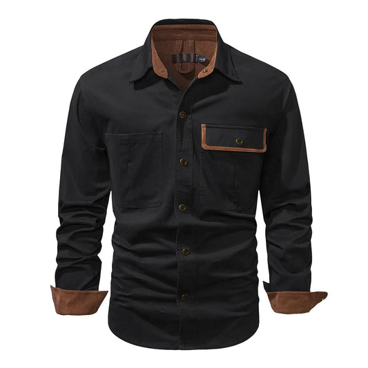 Camisa hombre ligera de tela suave ajuste cómodo - Mavetta