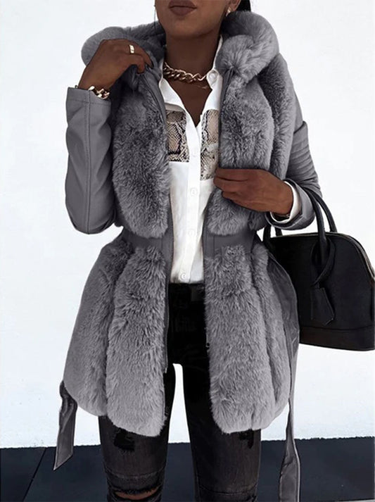Abrigo Mujer Media Longitud Invierno Ajuste Elegante - Mavetta