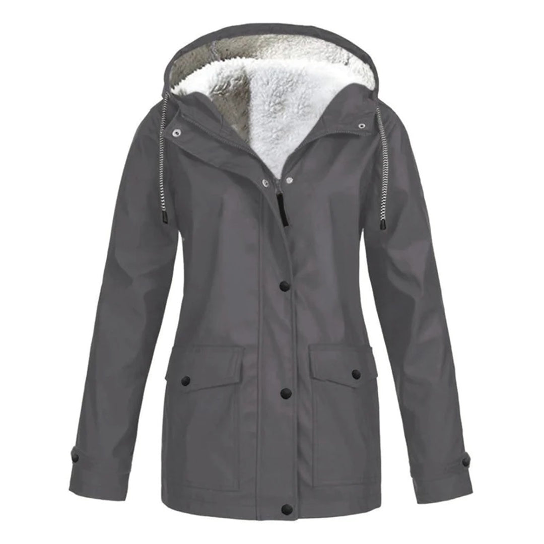Abrigo Mujer Impermeable Forro de Lana Media Longitud - Mavetta