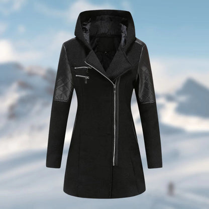 Abrigo Mujer Moderno Invierno Ajuste Confortable