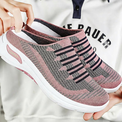 Zapatillas Mujer Transpirables Talón Abierto