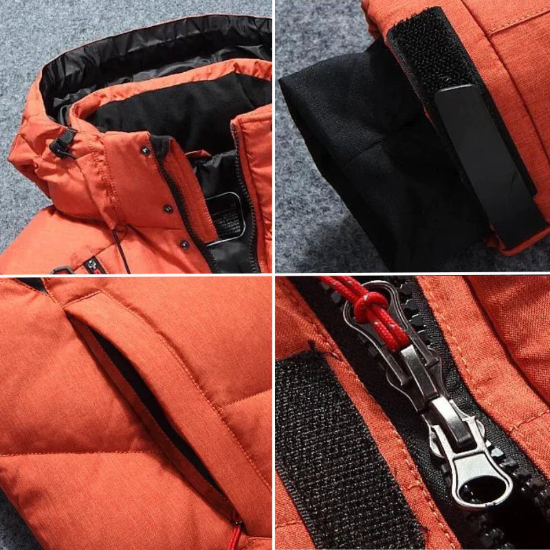 Parka Mujer de Plumón Cálido Invierno Ajuste Confortable