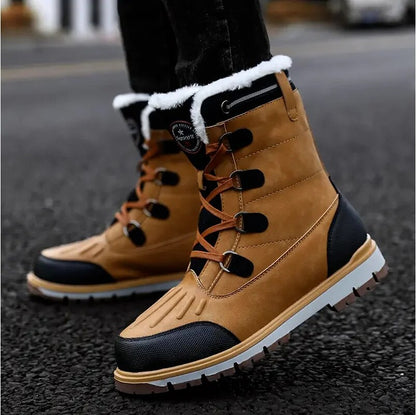 Botas invierno hombre con forro cálido suela antideslizante