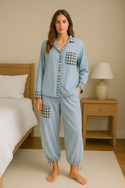 Pijama Mujer de Dos Piezas Suave y Elástico - Mavetta