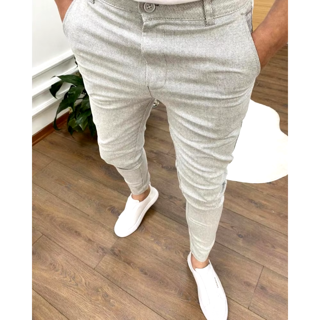Pantalón Vestir Hombre Corte Clásico Formal