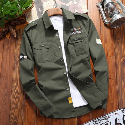 Chaqueta Hombre Tactica Invierno Botones Ajuste Funcional