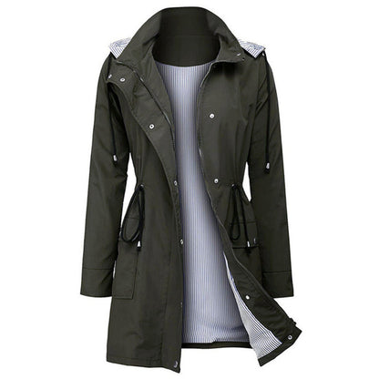 Cazadora Mujer Cortaviento Ajuste Regular