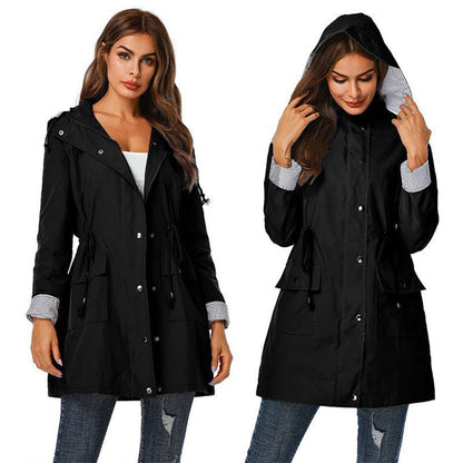 Cazadora Mujer Cortaviento Ajuste Regular